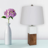 LAUREN TAYLOR - Wood-Look Table Lamp
