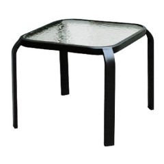 Square Steel Outdoor Patio Side Table