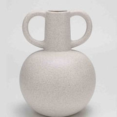 Lauren Taylor - White Ceramic Vase with Handles
