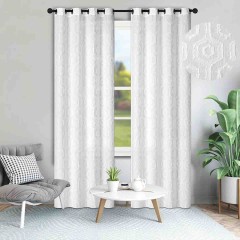 Lauren Taylor -BELLA 2 PK Tufted Sheer Panels