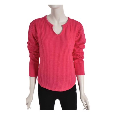 Sur  Gaufre fendue Nk L/s  Top