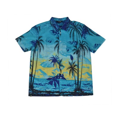 Polargear - Chemise palmier bleu
