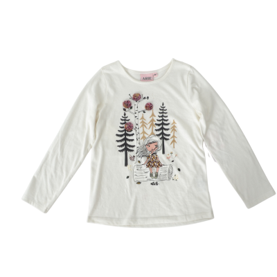 Juvenile  Filles  Long Slv Tee