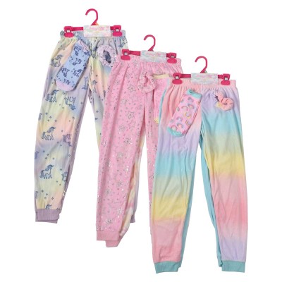 Ensemble de nuit 4 pièces pour fille 4-12, chaussettes et chouchou