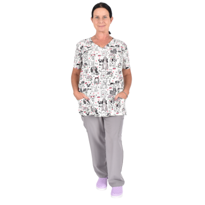 Ensemble de gommage extensible - Imprimé animal