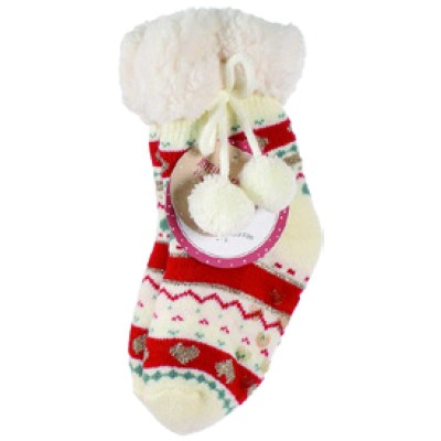 Chaussettes anti-salissures double couche pour filles 7-12