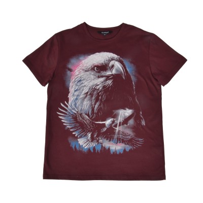Polargear - Burgundy Graphic T-Shirt - Eagle
