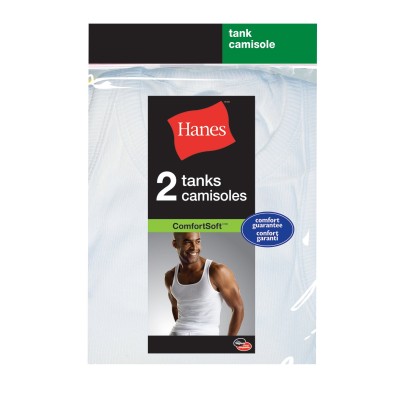 Hanes | Paquet de 2 camisoles blanches