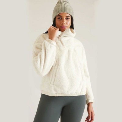 Veste à col roulé Sherpa avec fermeture éclair