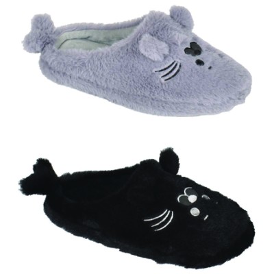 Ladies Rabbit Plush Slipper 