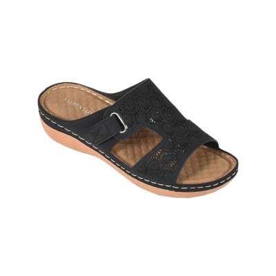 Lds Slip On Shoes With Velcro Closure On