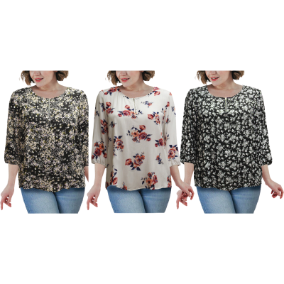 O/s Rayon froissé Ouverture zippée sur le devant Wit