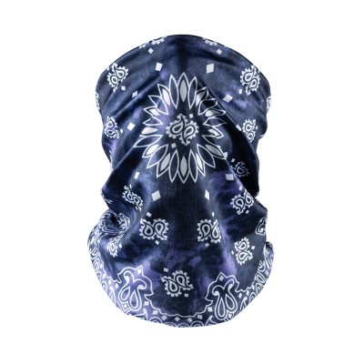Masque bandana - Motif cachemire teinté mauve (Disponible en ligne seulement)
