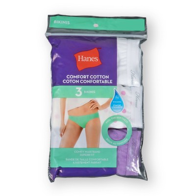 Hanes | Paquet de 3 culottes taille basse de couleurs assorties -H1420T
