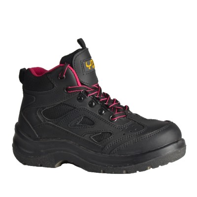 Tuff & Durable® - Working Boots with Steel Toe & Plate - Black