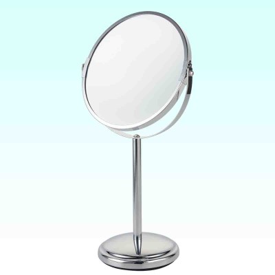 Miroir sur pied chromé