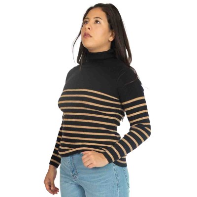 Pull en acrylique doux à col rond