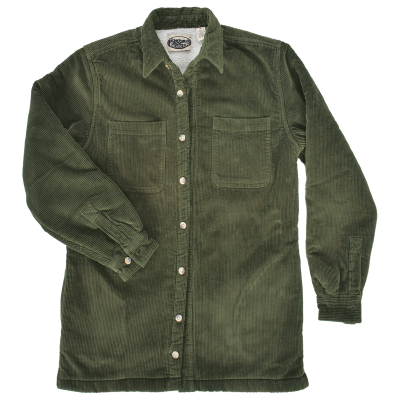 Veste sherpa en velours côtelé pour homme