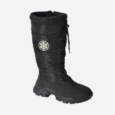 Lace Up Winter Boot With Side